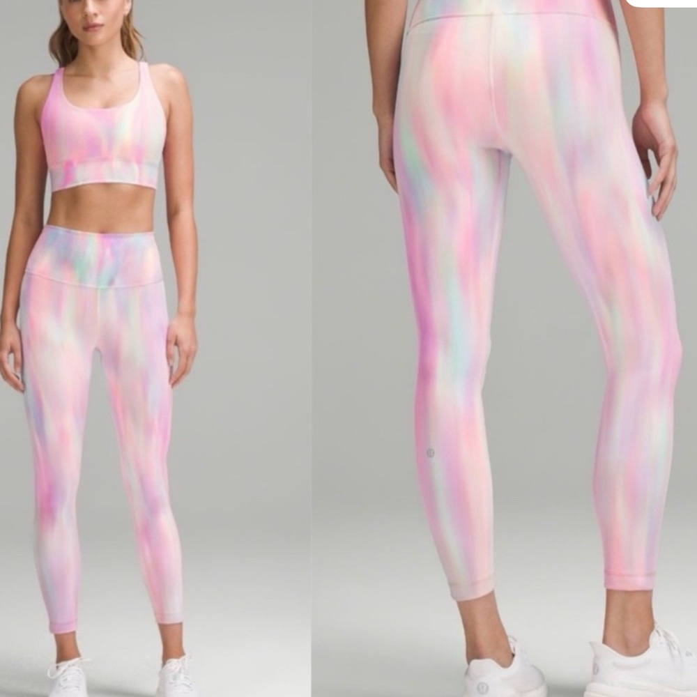 lululemon athletica Colorful High-Rise Leggings Sz 2